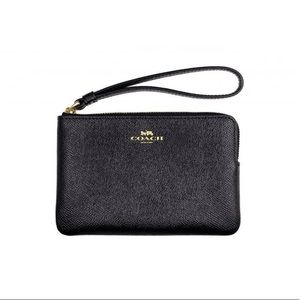 Coach Corner Zip Wristlet